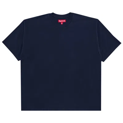 Pre-owned Supreme Intarsia Short-sleeve Top 'navy' | Blue | Men's Size M