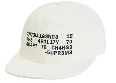 Pre-owned Supreme Intelligence 6panel In White