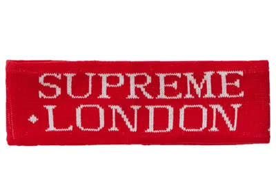 Pre-owned Supreme International Headband In Red
