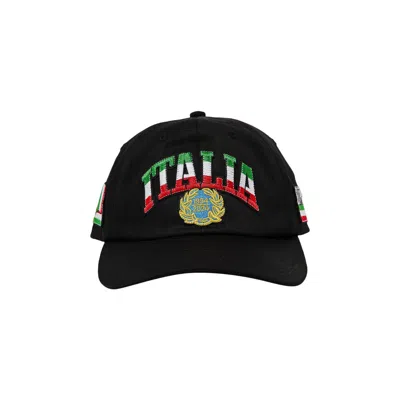 Pre-owned Supreme Italia 6-panel 'black' | Men's Size Onesize