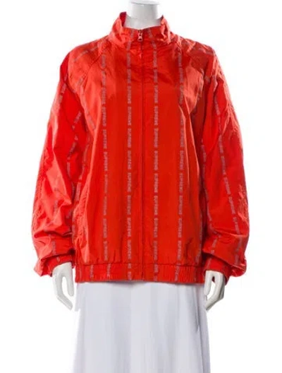 Pre-owned Supreme Jacket In Orange