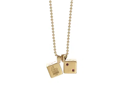 Pre-owned Supreme Jacob&co Dice 14k Pendant In Gold