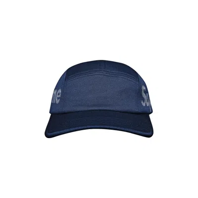 Pre-owned Supreme Jacquard Pique Camp Cap 'navy' | Blue | Men's Size Onesize