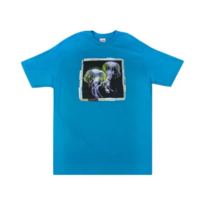 Pre-owned Supreme Jellyfish T-shirt 'cyan' | Blue | Men's Size M