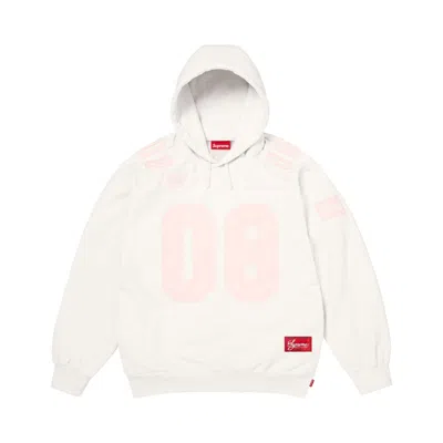 Pre-owned Supreme Jersey Hooded Sweatshirt 'white' | Men's Size S