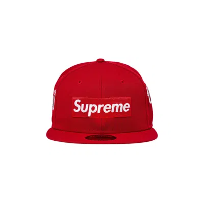 Pre-owned Supreme Jerseys Box Logo New Era 'red'
