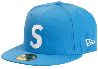 Pre-owned Supreme Jesus Piece S Logo New Era 59fifty Hat In Blue