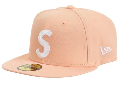 Pre-owned Supreme Jesus Piece S Logo New Era 59fifty Hat In Light Pink