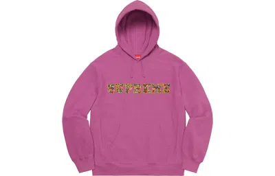 Supreme Jewels Hoodie 'pink' In Purple