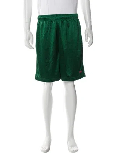 Pre-owned Supreme Jogger Shorts In Green