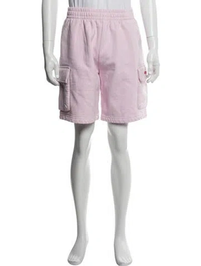 Pre-owned Supreme Jogger Shorts In Pink