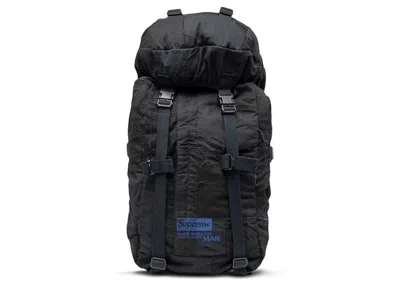 Pre-owned Supreme Junya Watanabe Cdg Man Patchwork Backpack In Black