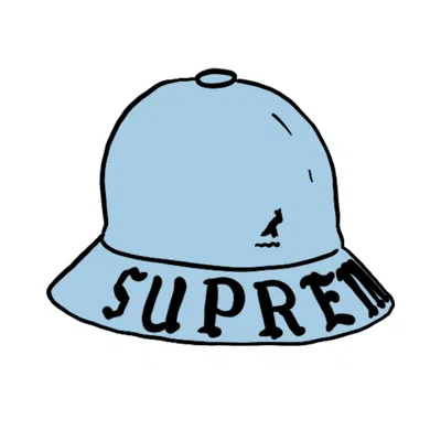 Pre-owned Supreme Kangol Bermuda Casual Hat In Light Blue