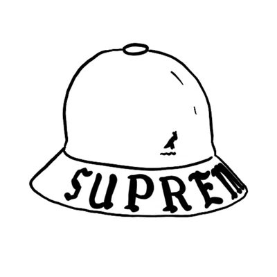 Pre-owned Supreme Kangol Bermuda Casual Hat In White