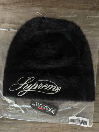 Pre-owned Supreme Kangol Furgora Script Beanie Black