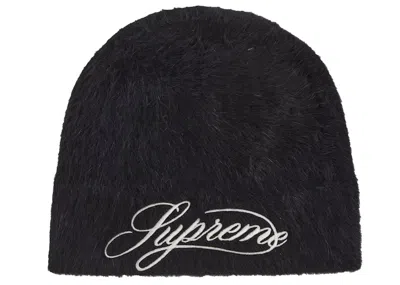 Pre-owned Supreme Kangol Furgora Script Beanie In Black