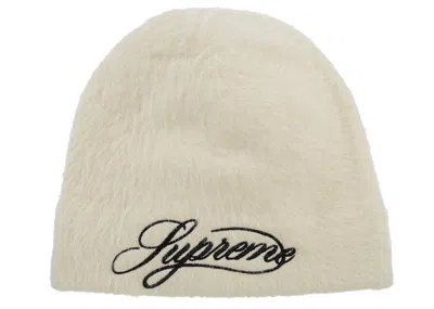 Pre-owned Supreme Kangol Furgora Script Beanie In White