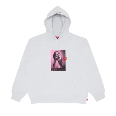 Pre-owned Supreme Kate Moss Hooded Sweatshirt 'ash Grey'