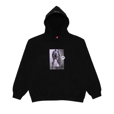 Pre-owned Supreme Kate Moss Hooded Sweatshirt 'black'