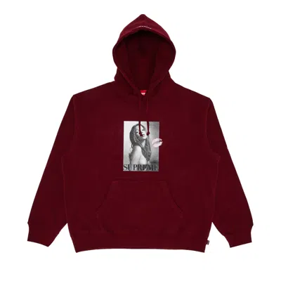 Pre-owned Supreme Kate Moss Hooded Sweatshirt 'cardinal' In Red