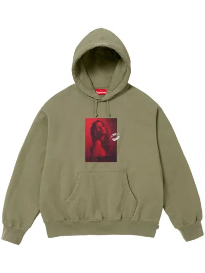 Supreme Kate Moss Hoodie In Green