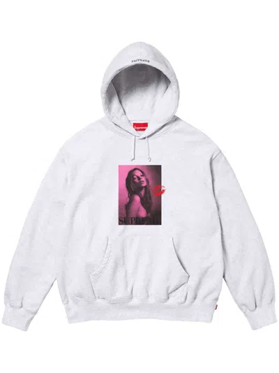 Supreme Kate Moss Hoodie In Grey