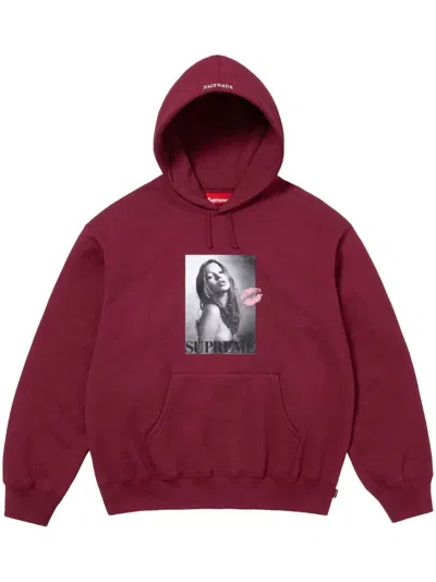 Supreme Kate Moss Hoodie In Red