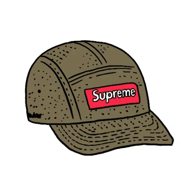 Pre-owned Supreme Kevlar Camp Cap In Olive