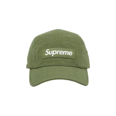 Pre-owned Supreme Kevlar Camp Cap 'olive' In Green