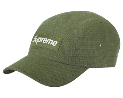 Pre-owned Supreme Kevlar Camp Cap (ss23) In Olive