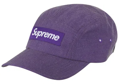 Pre-owned Supreme Kevlar Camp Cap (ss23) In Purple