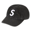 Supreme Pigment-coated Cap In Black