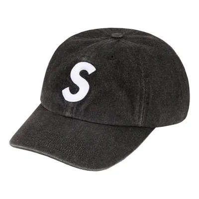 Supreme Kevlar Denim S Logo 6-panel 'black White'