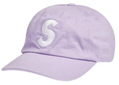 Pre-owned Supreme Kevlar Denim S Logo 6panel In Light Purple