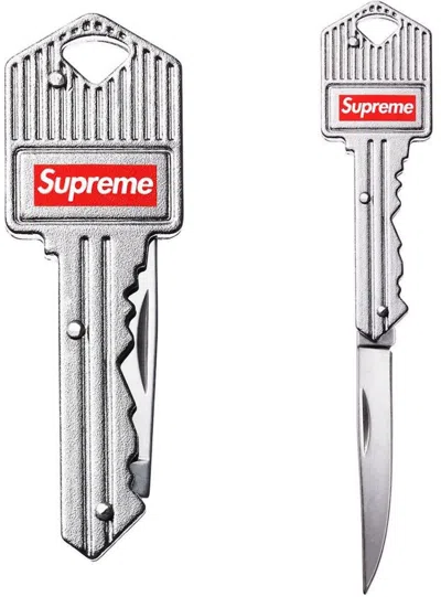 Pre-owned Supreme Key Knife In Silver
