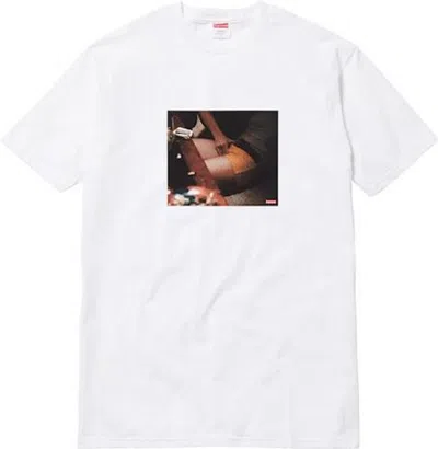 Pre-owned Supreme Kids Hand Tee Shirt In White