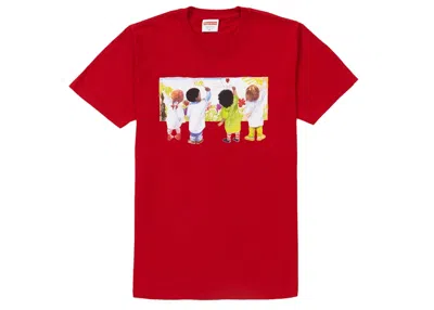 Pre-owned Supreme Kids Tee Shirt In Red