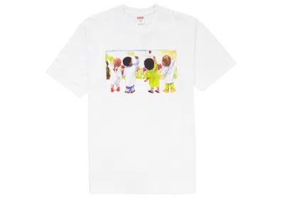 Pre-owned Supreme Kids Tee Shirt In White
