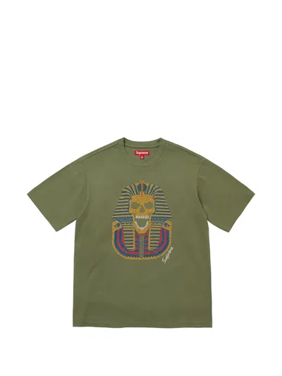 Supreme King Tut Ss Studded T-shirt In Green