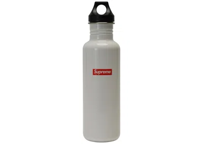Pre-owned Supreme Klean Kanteen In White