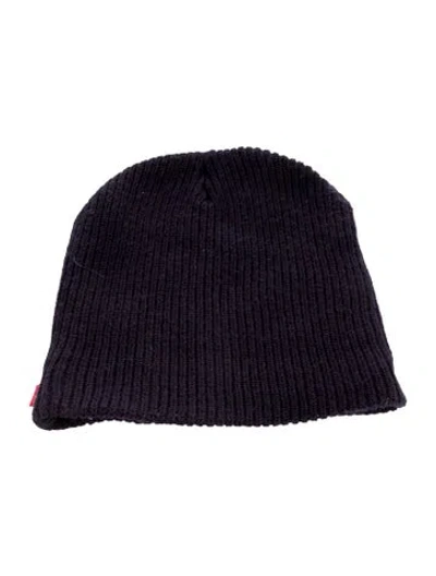 Pre-owned Supreme Knit Beanie In Blue
