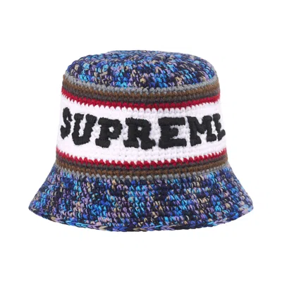 Pre-owned Supreme Knit Logo Crusher 'navy' | Blue | Men's Size Onesize