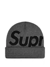 Supreme Knockout Studded Beanie Hat In Animal Print