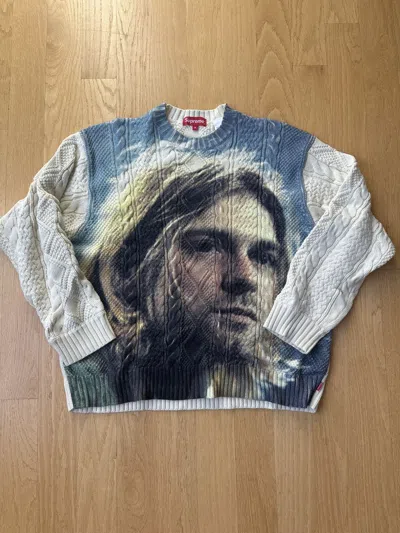 Pre-owned Supreme Kurt Cobain Knit Sweater In Multicolor