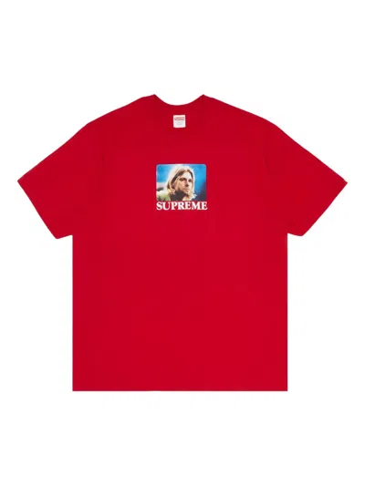 Supreme Kurt Cobain T-shirt In Red