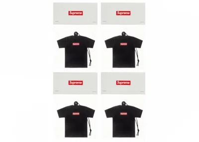 Pre-owned Supreme Kuumba Tee Shirt Air Freshener (pack Of 4) In Black