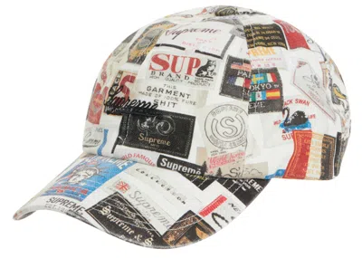 Pre-owned Supreme Labels 6panel In White