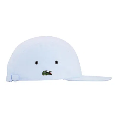 Pre-owned Supreme Lacoste Pique Knit Camp Cap In White