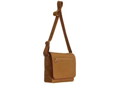Pre-owned Supreme Lacoste Small Messenger Bag In Gold