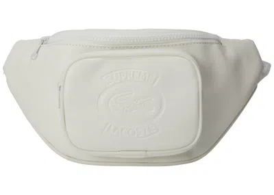 Pre-owned Supreme Lacoste Waist Bag In White